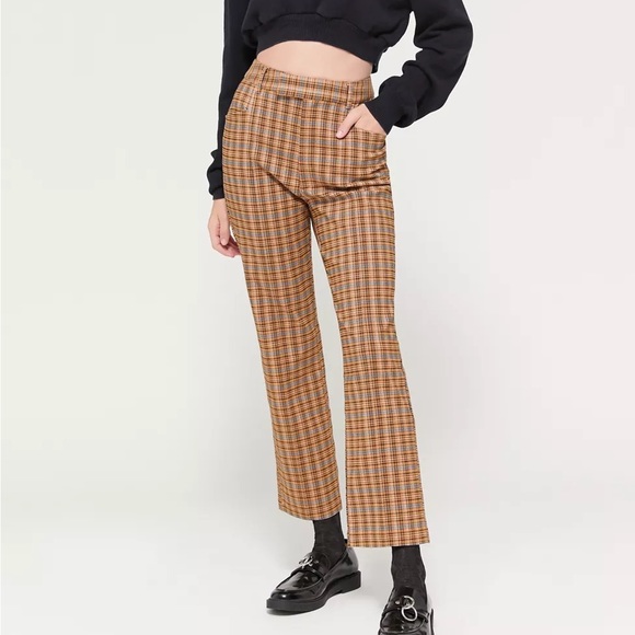 UO Mensy Plaid Straight Leg Trouser Pant - Picture 2 of 13